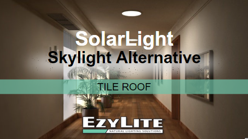 EzyLite SolarLight Round: Tile Roof